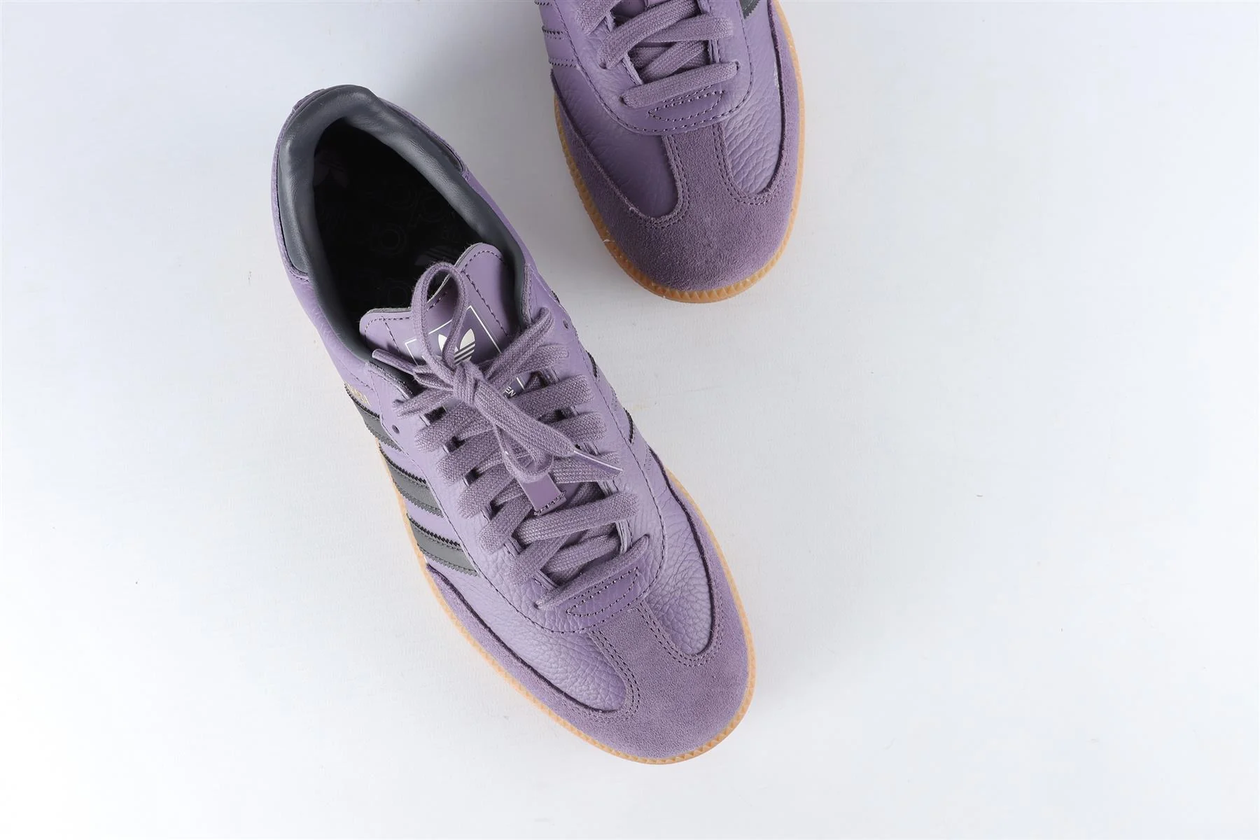 ADIDAS PURPLE SAMBA SHADOW VIOLET CARBON SNEAKERS EU 40 UK 6.5 US 8 - Image 4