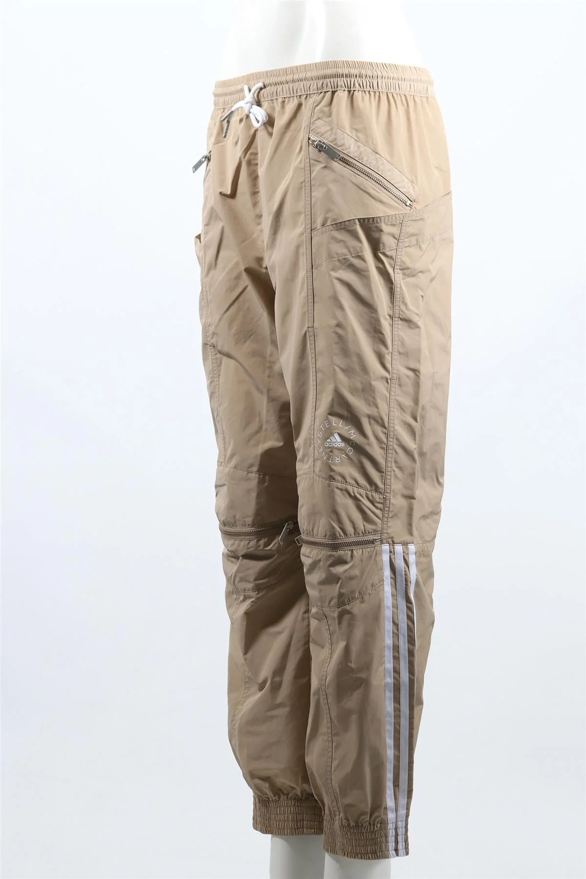 ADIDAS + STELLA MCCARTNEY SHELL TRACK PANTS IT 40 UK 8 - Image 3