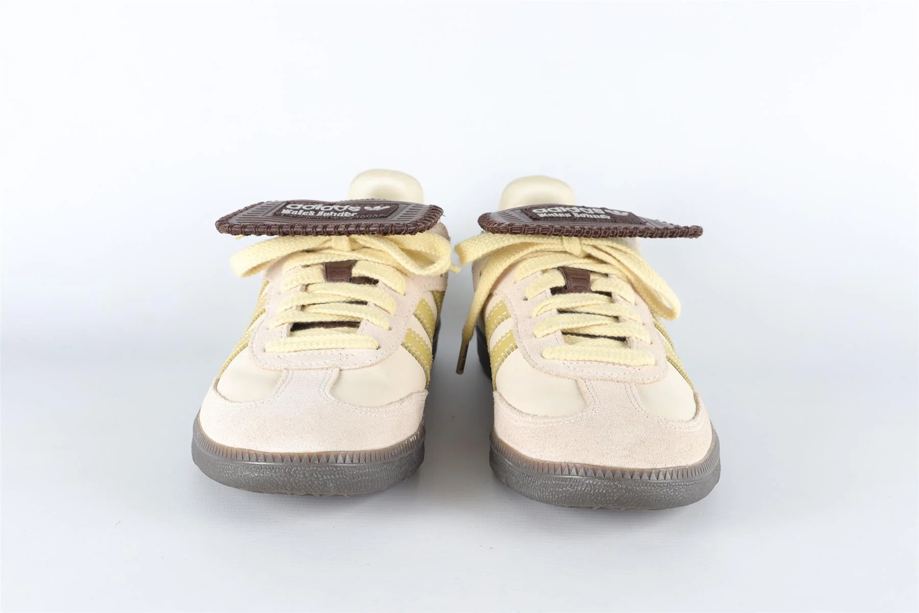 ADIDAS + WALES BONNER BEIGE SAMBA CREAM YELLOW SNEAKERS EU 40 UK 6.5 US 7 - Image 3
