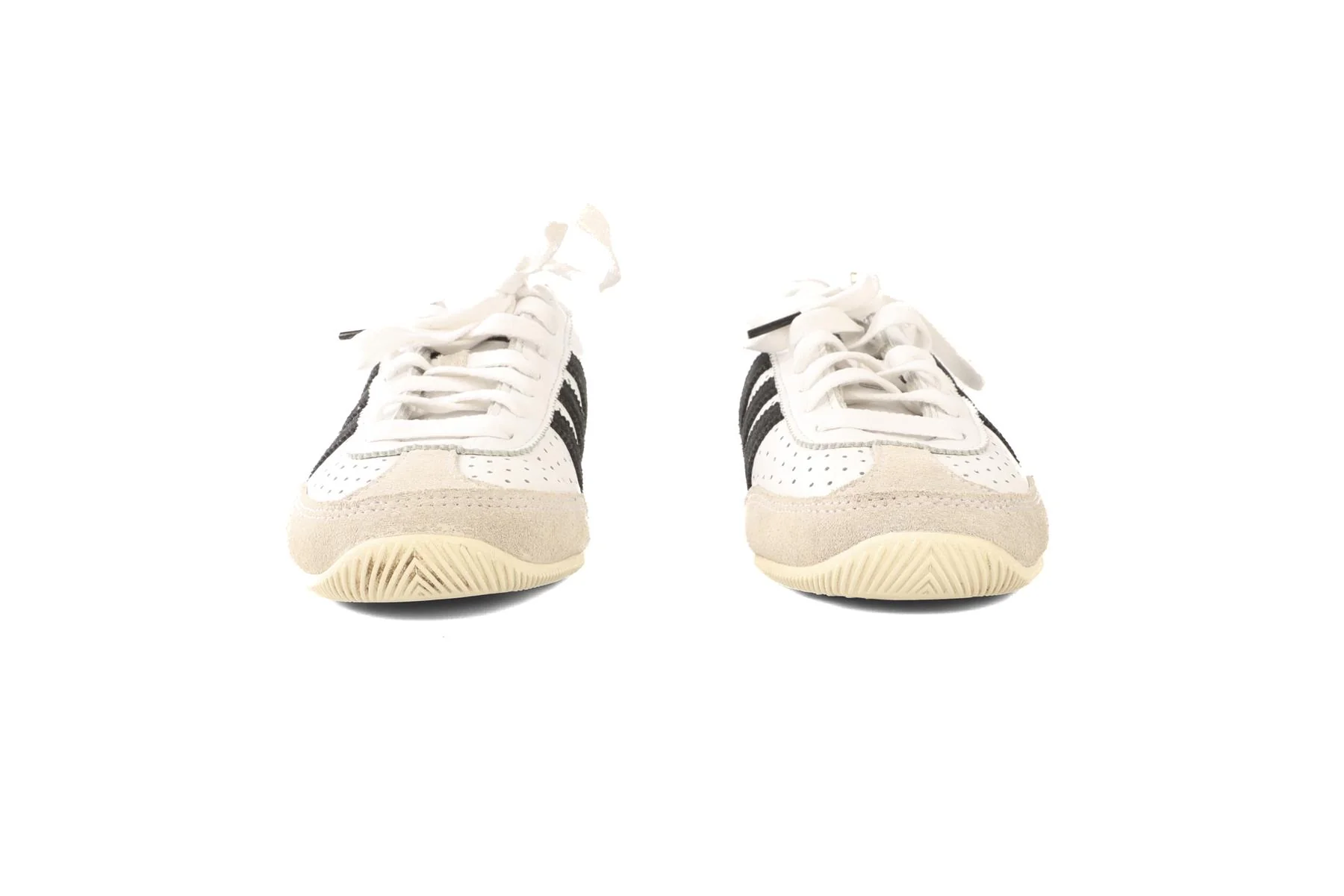 ADIDAS WHITE JAPAN FTWR WHITE CORE BLACK GOLD MET SNEAKERS EU 38 2/3 UK 5.5 US 7 - Image 3