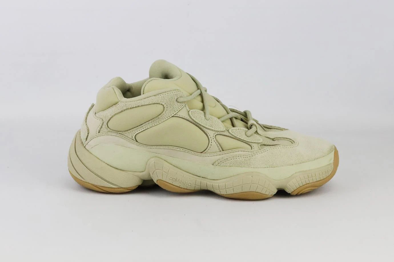 ADIDAS YEEZY MEN'S 500 SUEDE AND MESH SNEAKERS EU 43 ⅓ US 9.5 UK 9 - Image 2