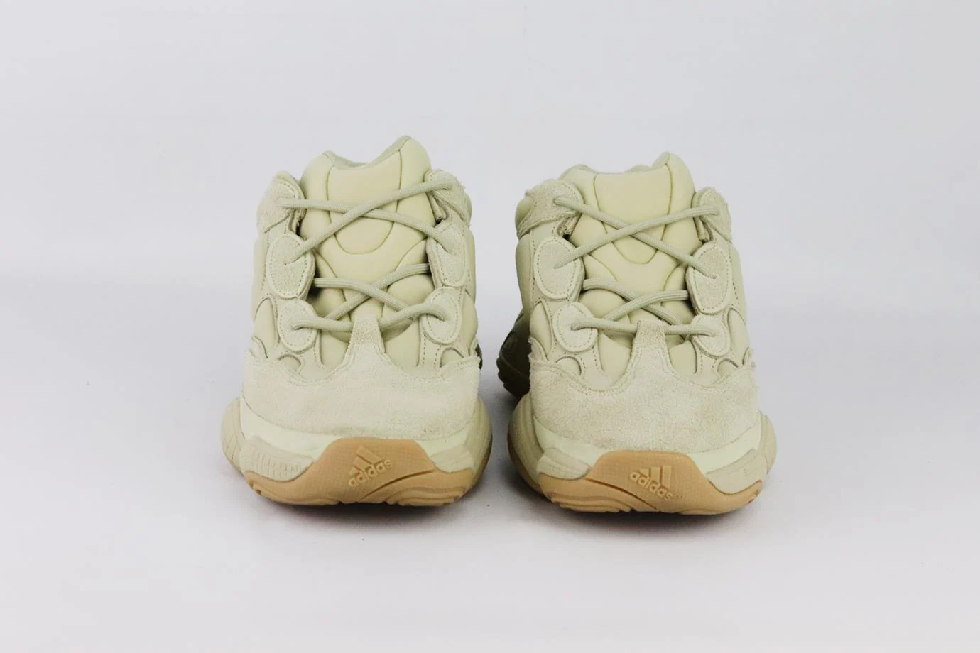 ADIDAS YEEZY MEN'S 500 SUEDE AND MESH SNEAKERS EU 43 ⅓ US 9.5 UK 9 - Image 3