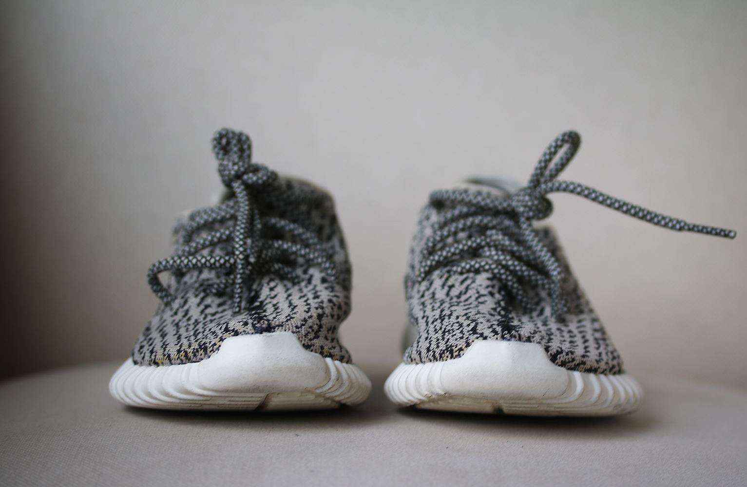 ADIDAS YEEZY BOOST 350 TURTLE DOVE SNEAKERS EU 38.5 UK 5.5 US 6 - Image 4