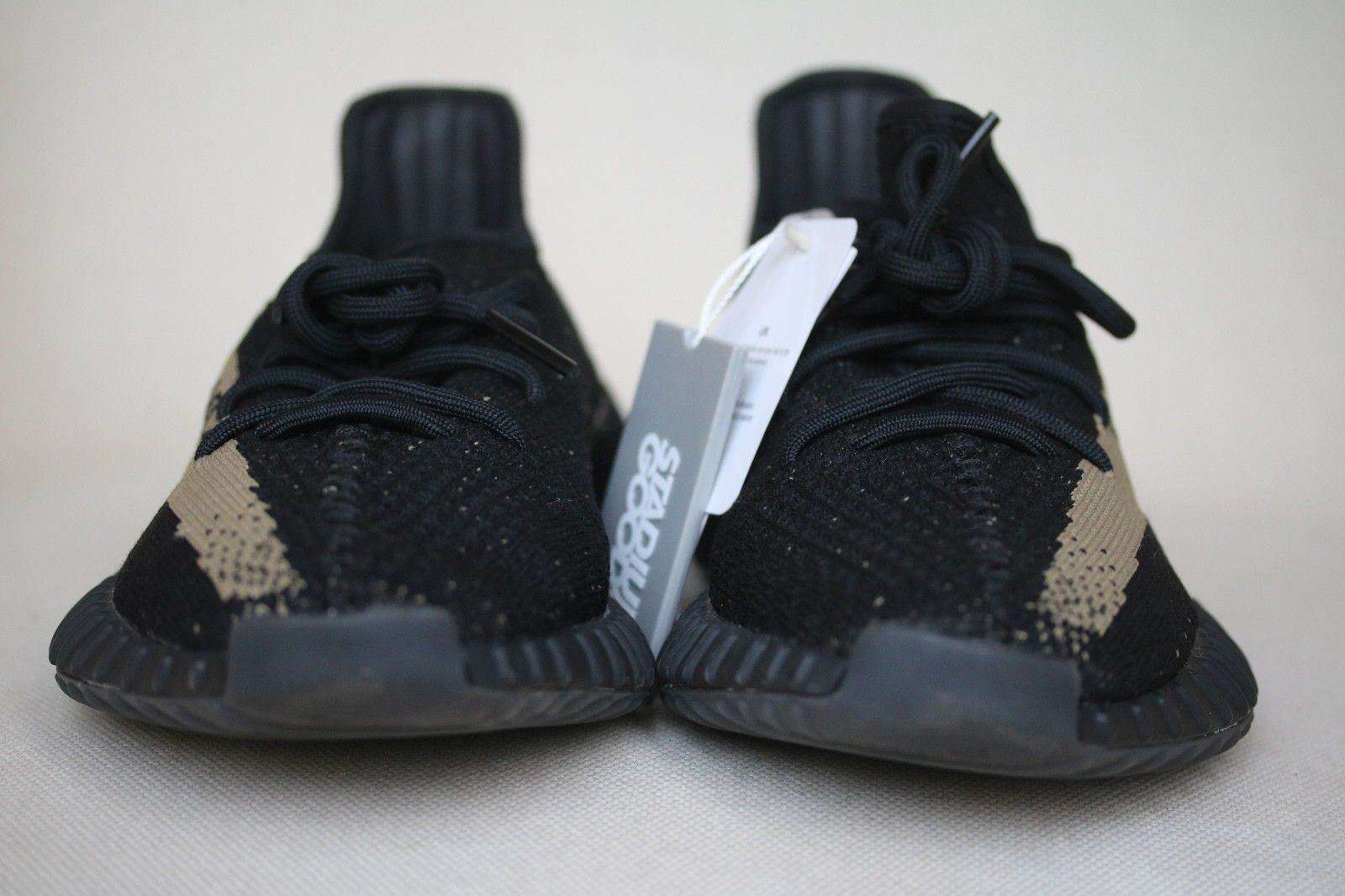 ADIDAS YEEZY BOOST 350 V2 BLACK AND GREEN SNEAKERS EU 40 UK 6.5 US 7 - Image 2