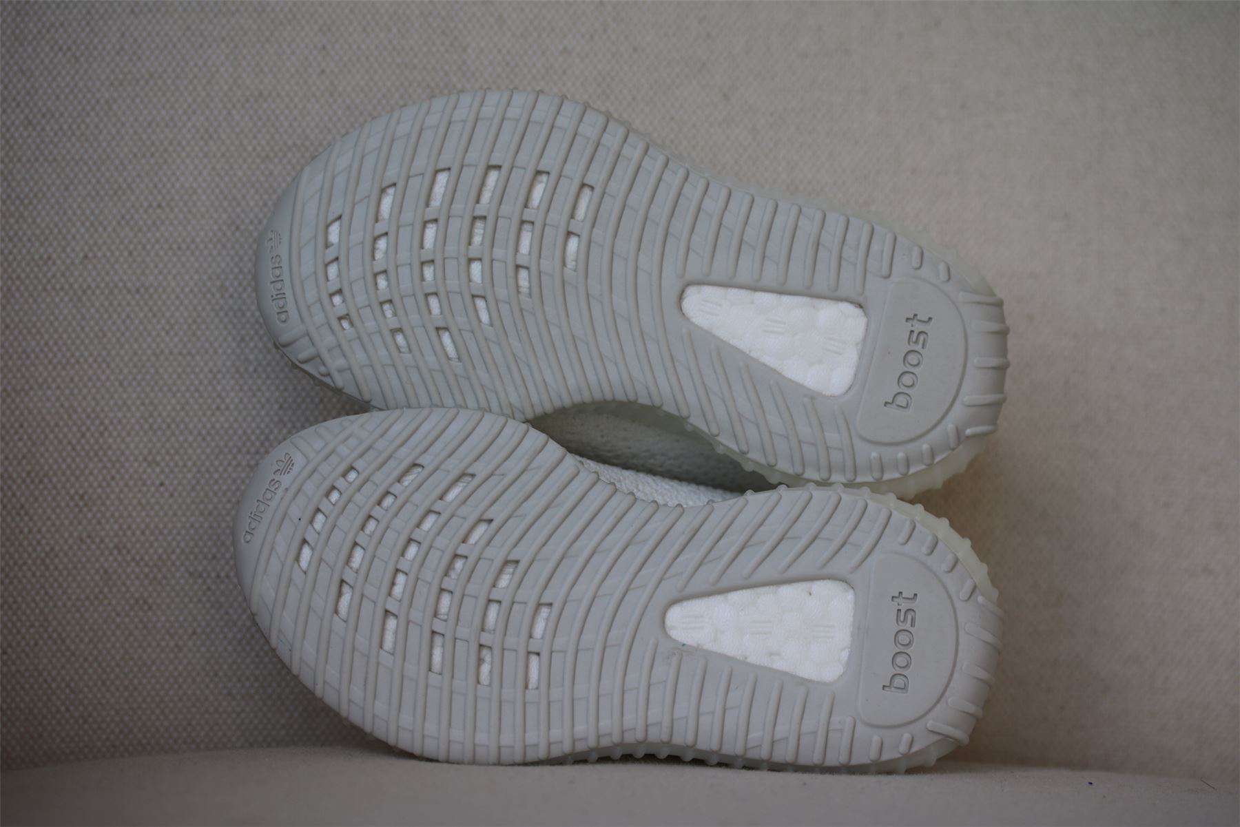 ADIDAS YEEZY KIDS BOOST 350 CREAM WHITE TRAINERS EU 25 UK 7.5 - Image 5