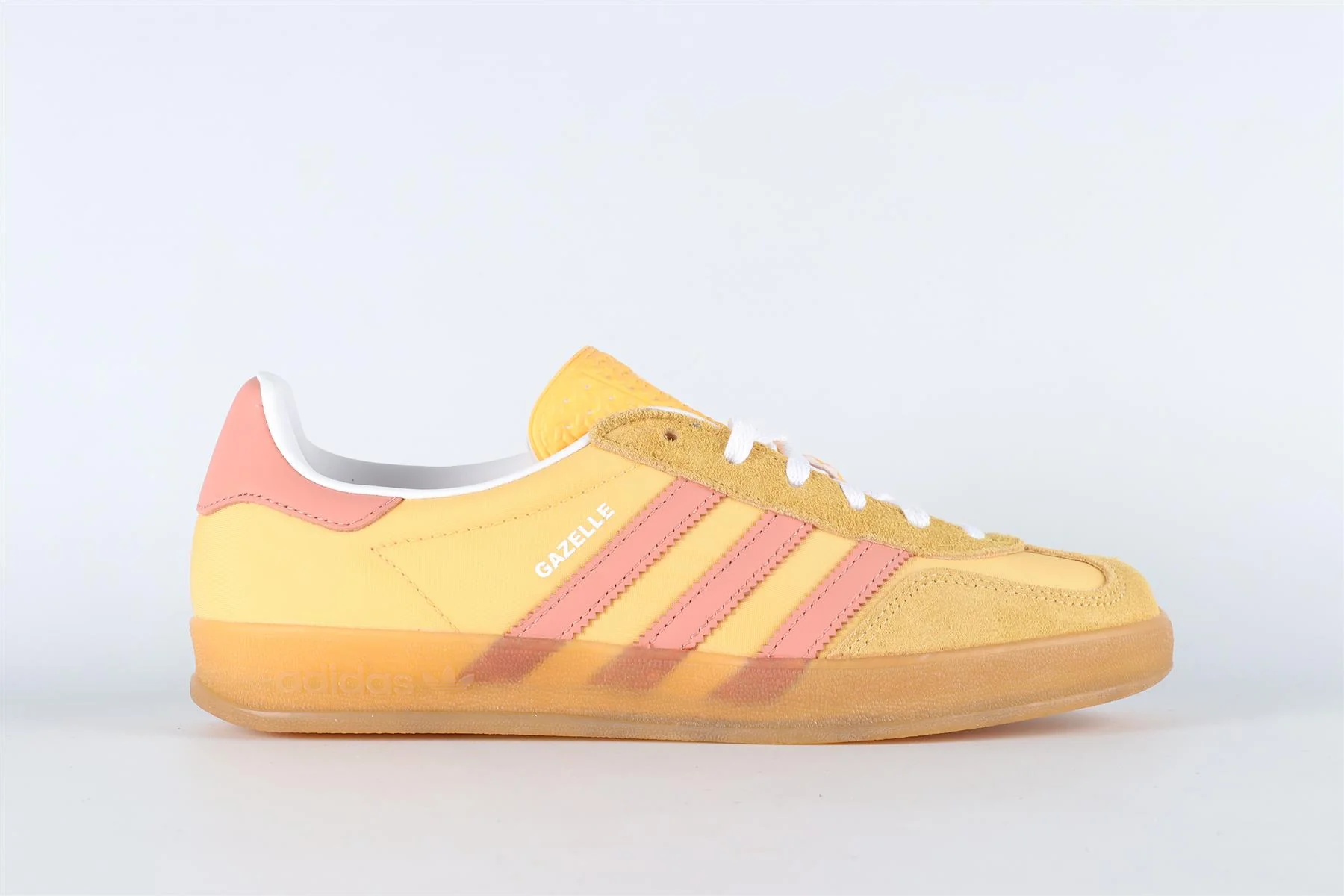 ADIDAS YELLOW GAZELLE SEMI SPARK WONDER CLAY SNEAKERS EU 38 1/3 UK 5.5 US 7 - Image 2