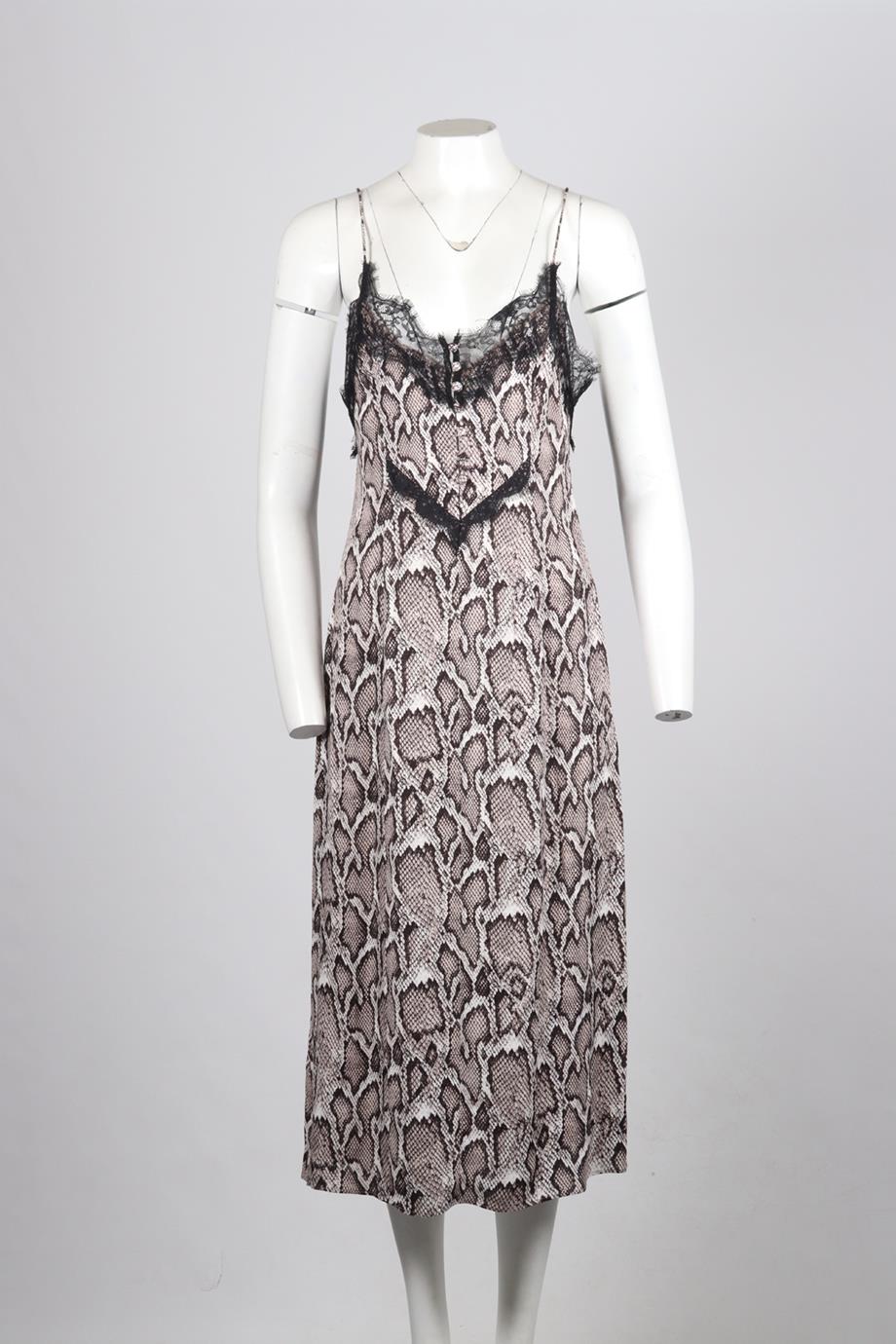 AFRM PRINTED CREPE MAXI DRESS SMALL - Image 2