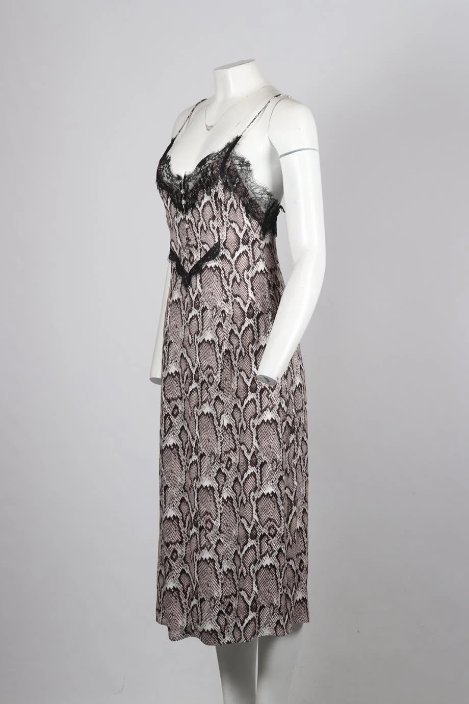 AFRM PRINTED CREPE MAXI DRESS SMALL - Image 3