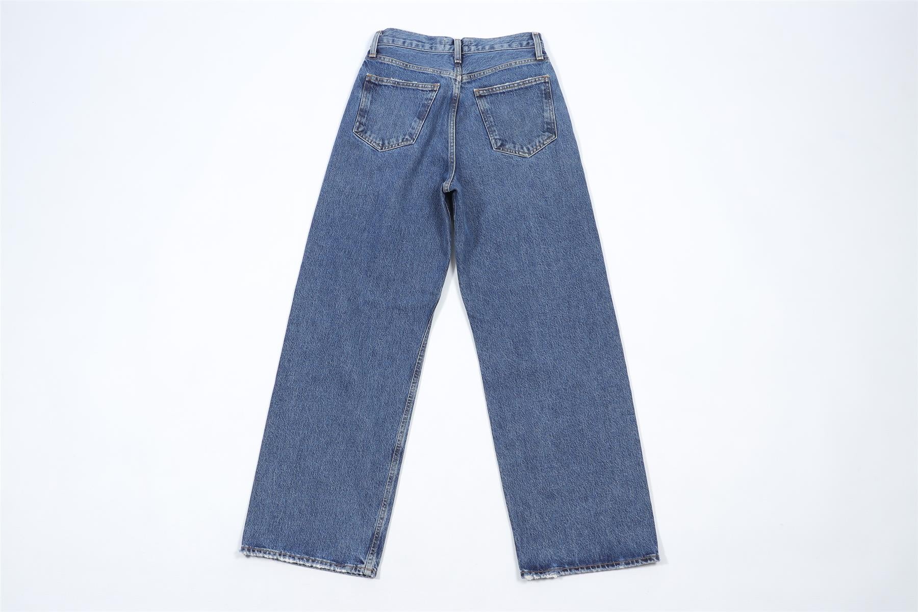 AGOLDE BLUE DENIM JEANS W23 UK 4 - Image 4
