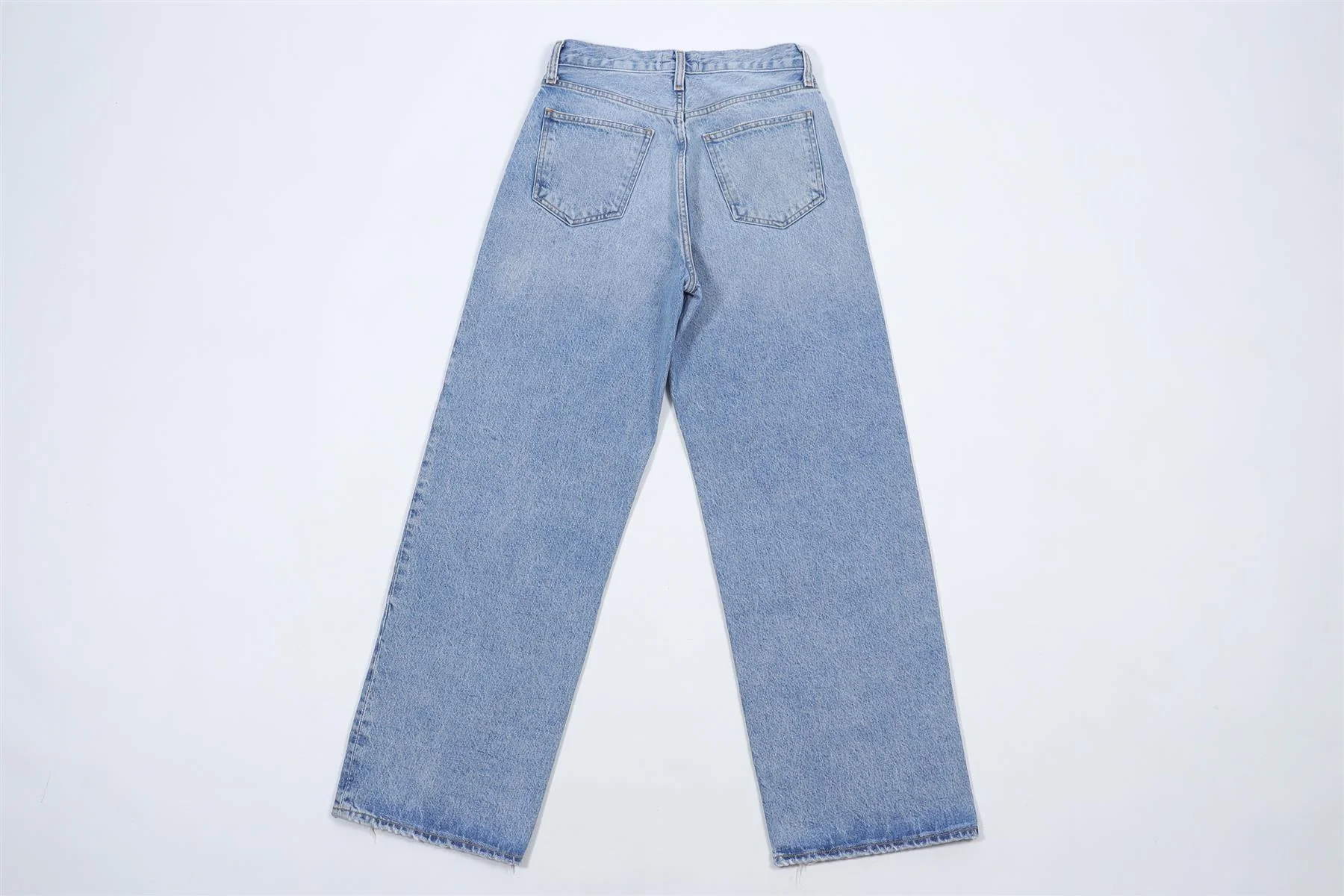 AGOLDE BLUE DENIM JEANS W24 UK 6 - Image 4