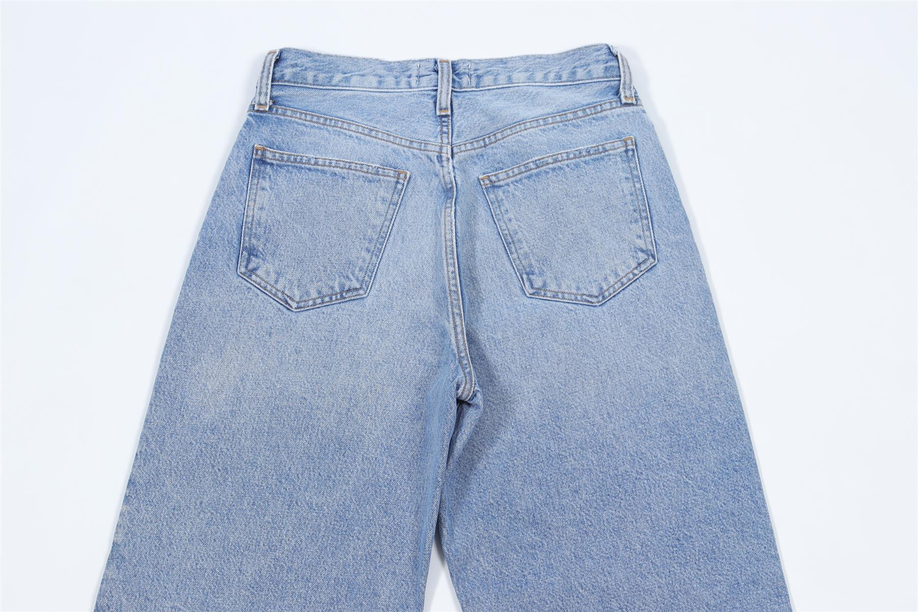 AGOLDE BLUE DENIM JEANS W24 UK 6 - Image 5