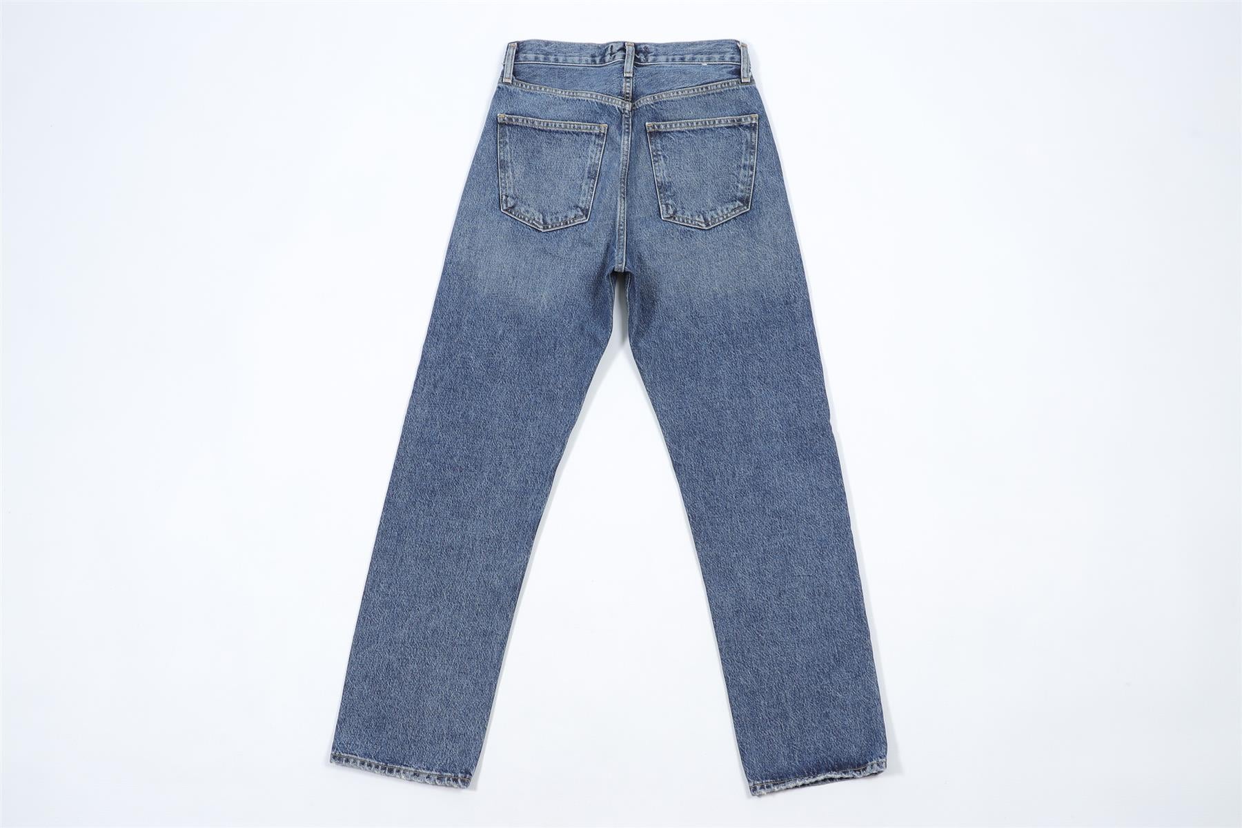 AGOLDE BLUE DENIM JEANS W24 UK 6 - Image 4