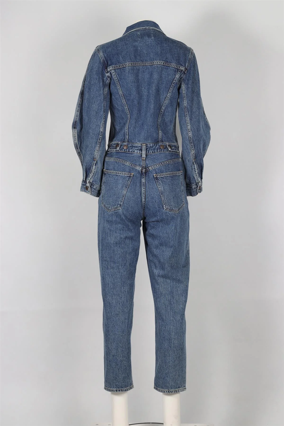 AGOLDE BLUE DENIM JUMPSUIT US 4 UK 8 - Image 4