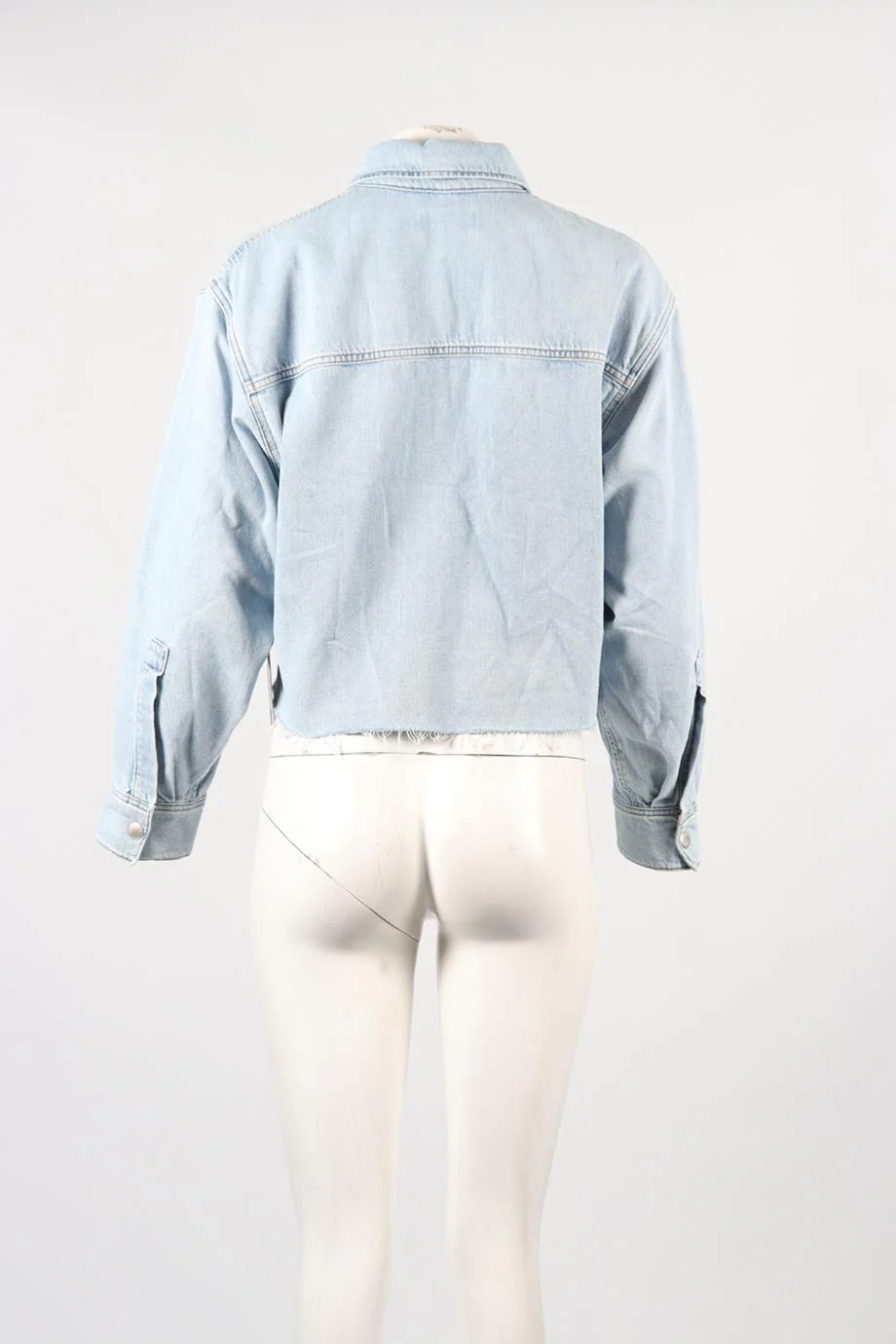 AGOLDE DENIM SHIRT XSMALL - Image 4