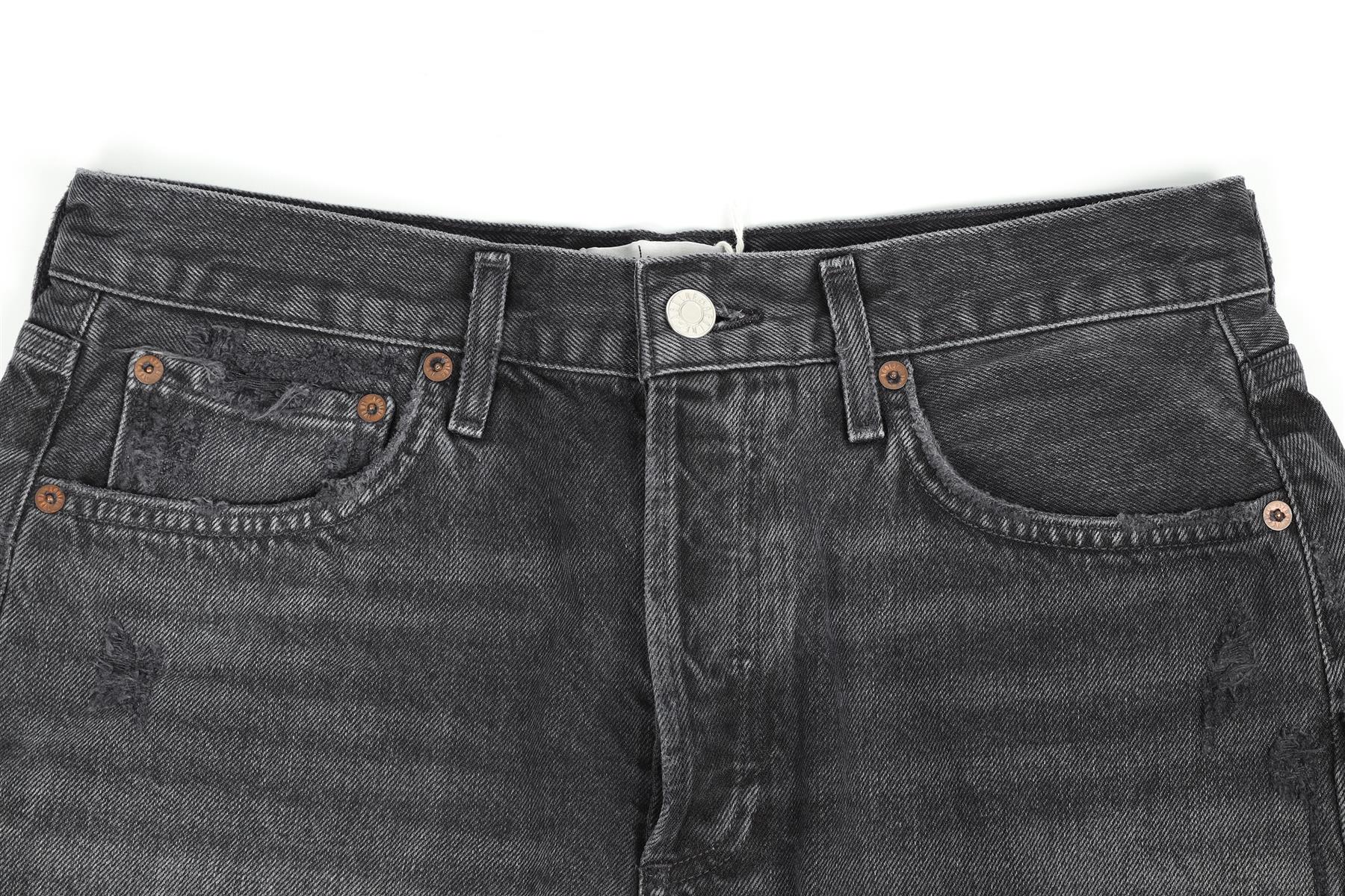 AGOLDE HIGH RISE DENIM SHORTS W27 UK 8-10 - Image 3