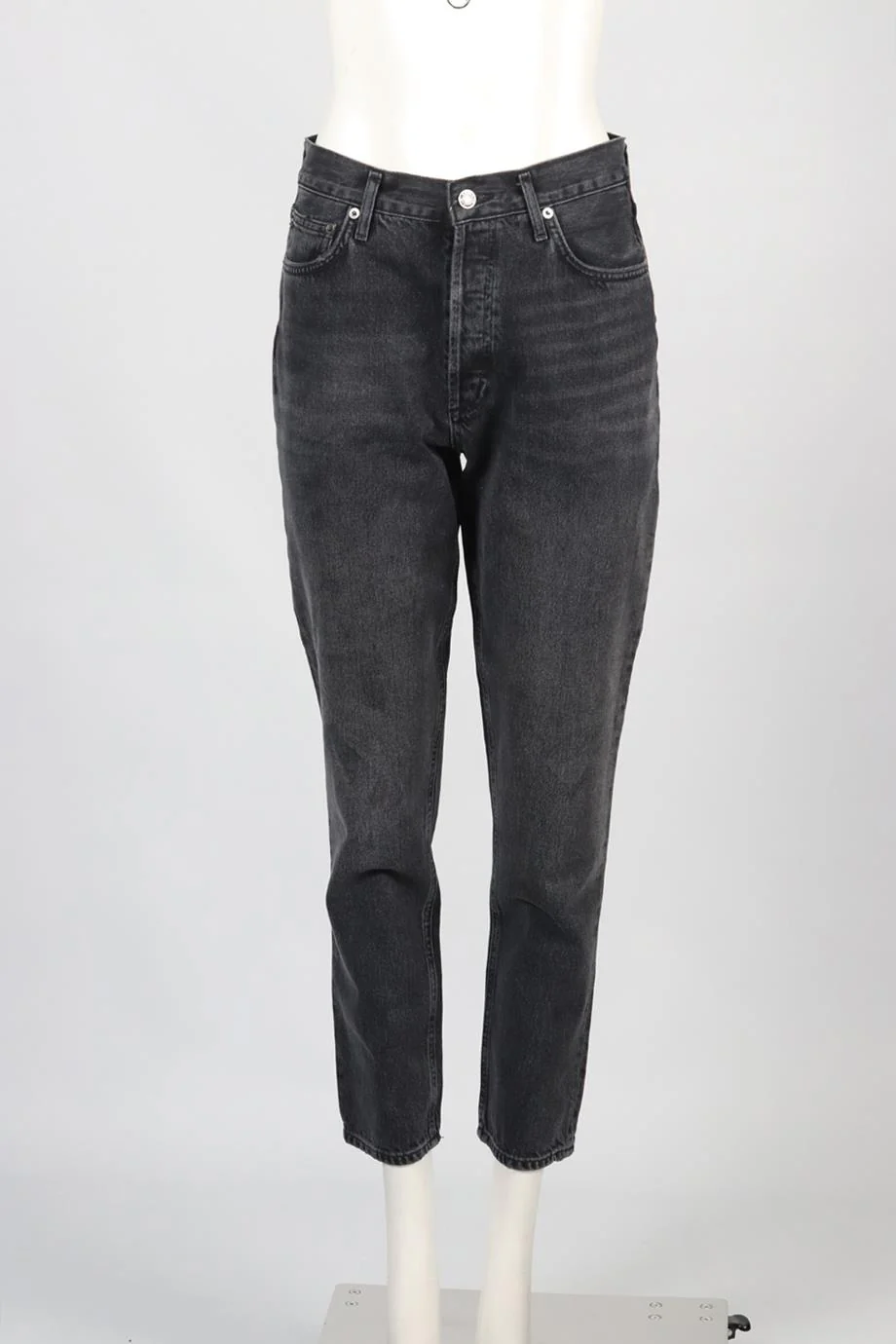 AGOLDE HIGH RISE STRAIGHT LEG JEANS W27 UK 8-10 - Image 2