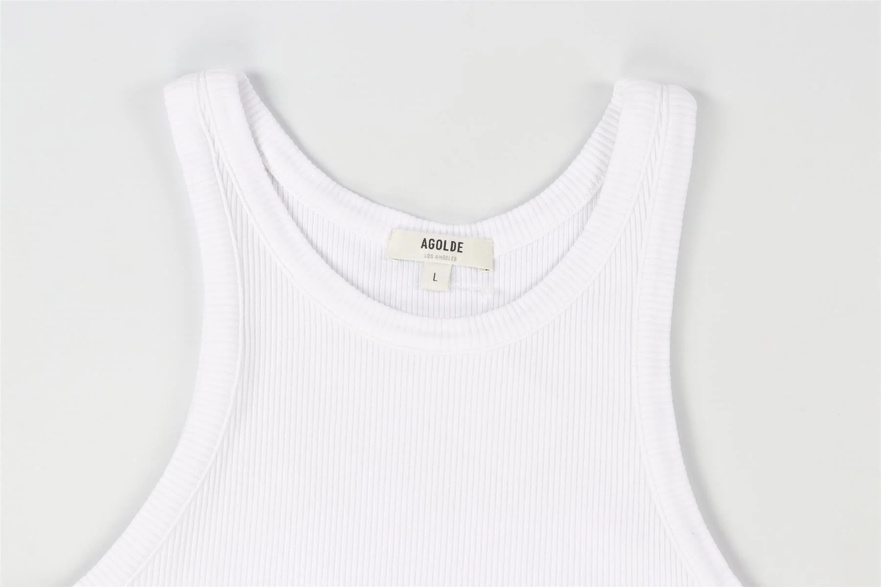 AGOLDE WHITE COTTON TOP LARGE - Image 3