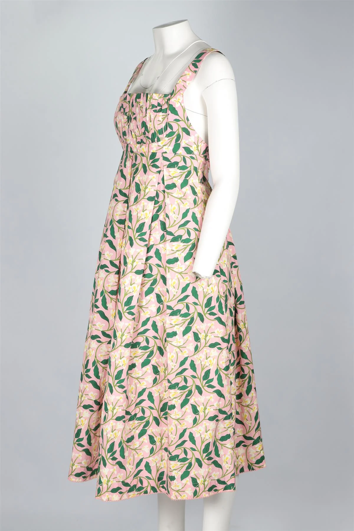 AGUA BY AGUA BENDITA PINK COTTON MAXI DRESS MEDIUM - Image 3