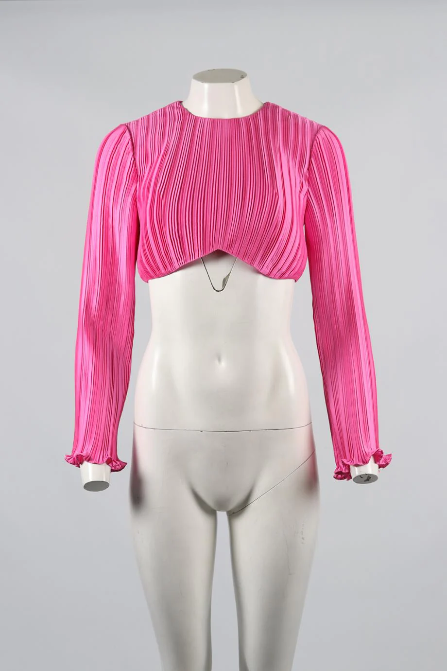AIIFOS PLEATED SATIN TOP XSMALL - Image 2