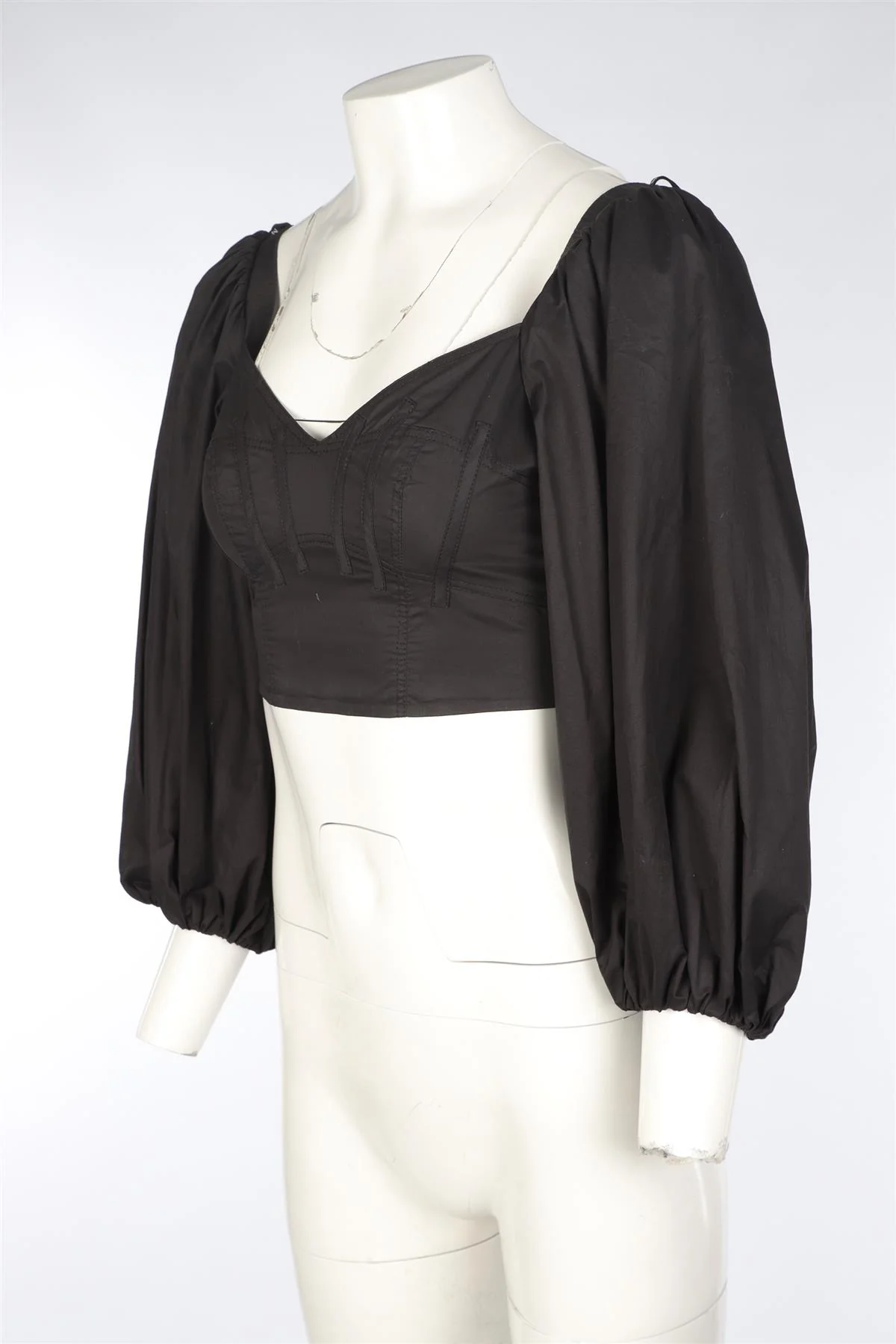 AJE BLACK COTTON TOP UK 6 - Image 3