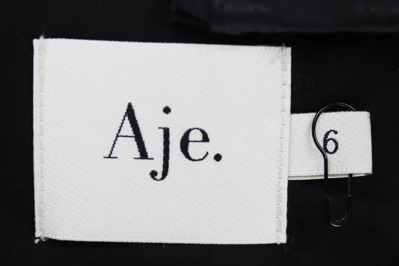 AJE CROPPED CUT OUT COTTON TOP UK 6 - Image 5
