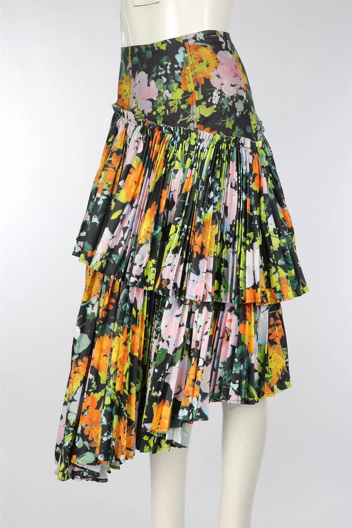 AJE MULTI LINEN MAXI SKIRT UK 6 - Image 3