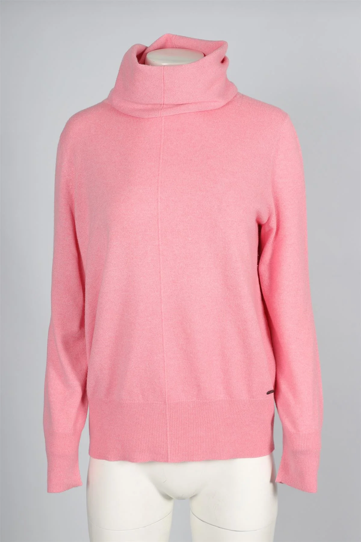 AKRIS PINK CASHMERE SWEATER UK 16 US 12 - Image 2