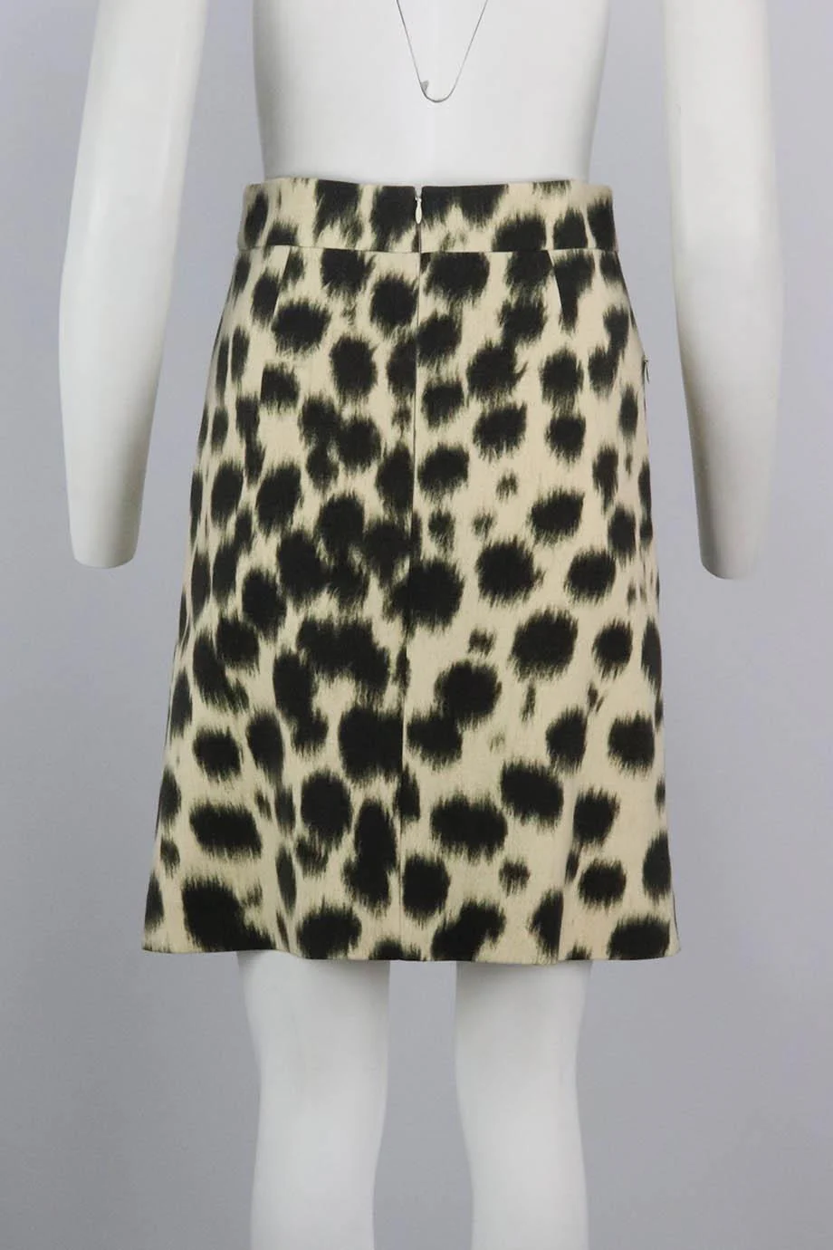 AKRIS PRINTED WOOL BLEND SKIRT US 4 UK 8 - Image 4