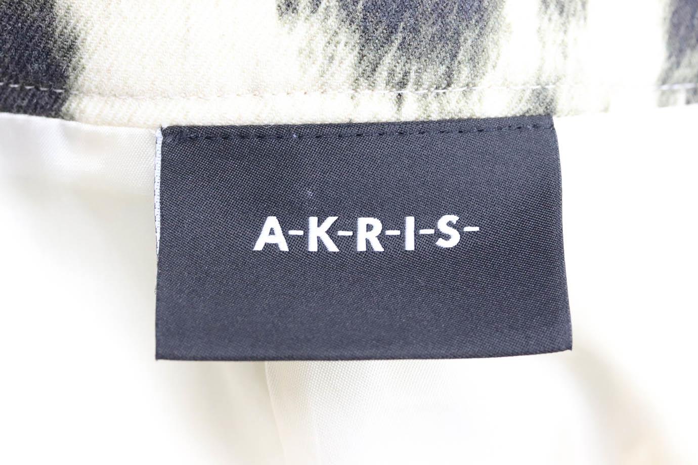 AKRIS PRINTED WOOL BLEND SKIRT US 4 UK 8 - Image 5