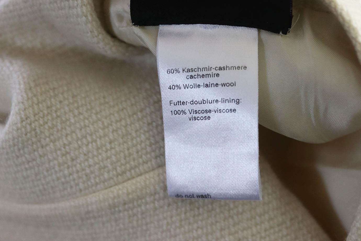 AKRIS REVERSIBLE CASHMERE AND WOOL BLEND COAT US 4 UK 8 - Image 10