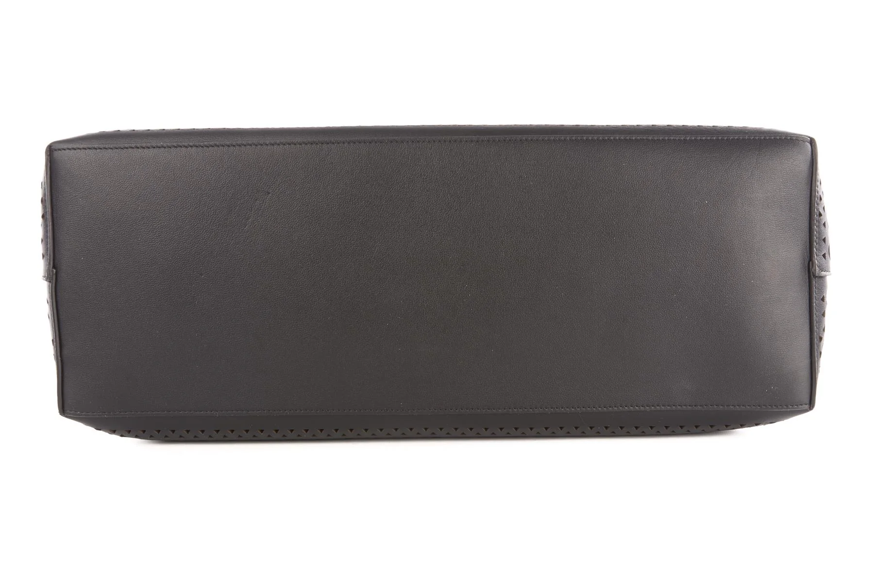 ALAÏA BLACK LE MINA 44 VIENNE LEATHER SHOULDER BAG - Image 7