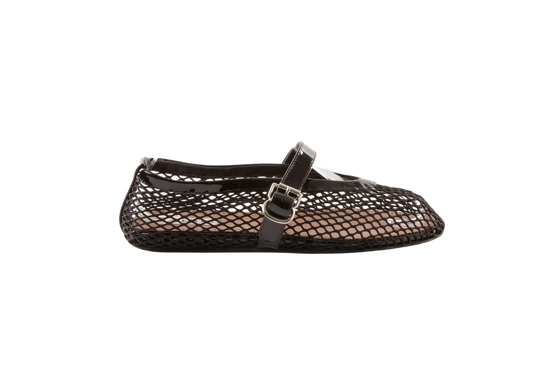 ALAÏA BLACK MESH BALLET FLATS EU 36 - Image 2