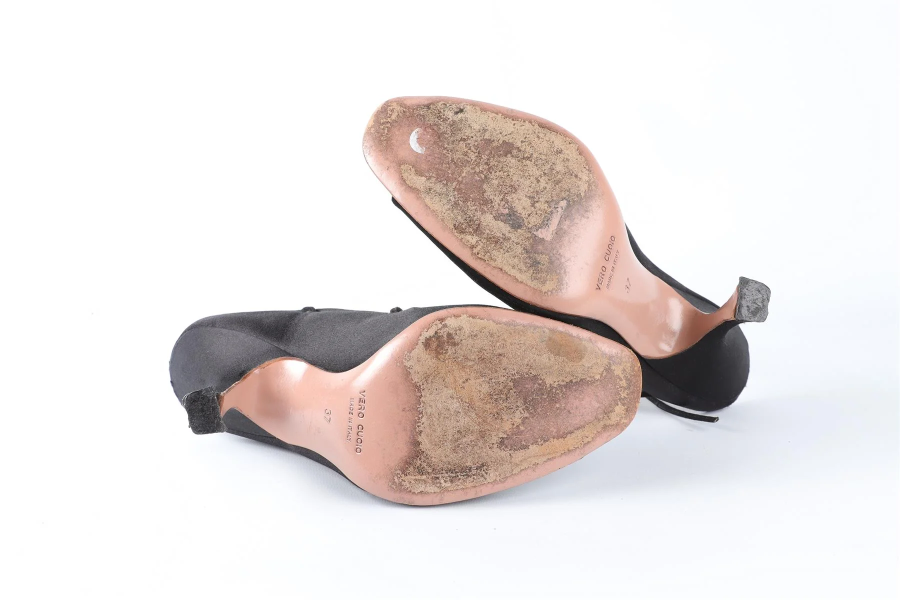 ALAÏA BLACK SATIN SANDALS EU 37 UK 4 US 7 - Image 6
