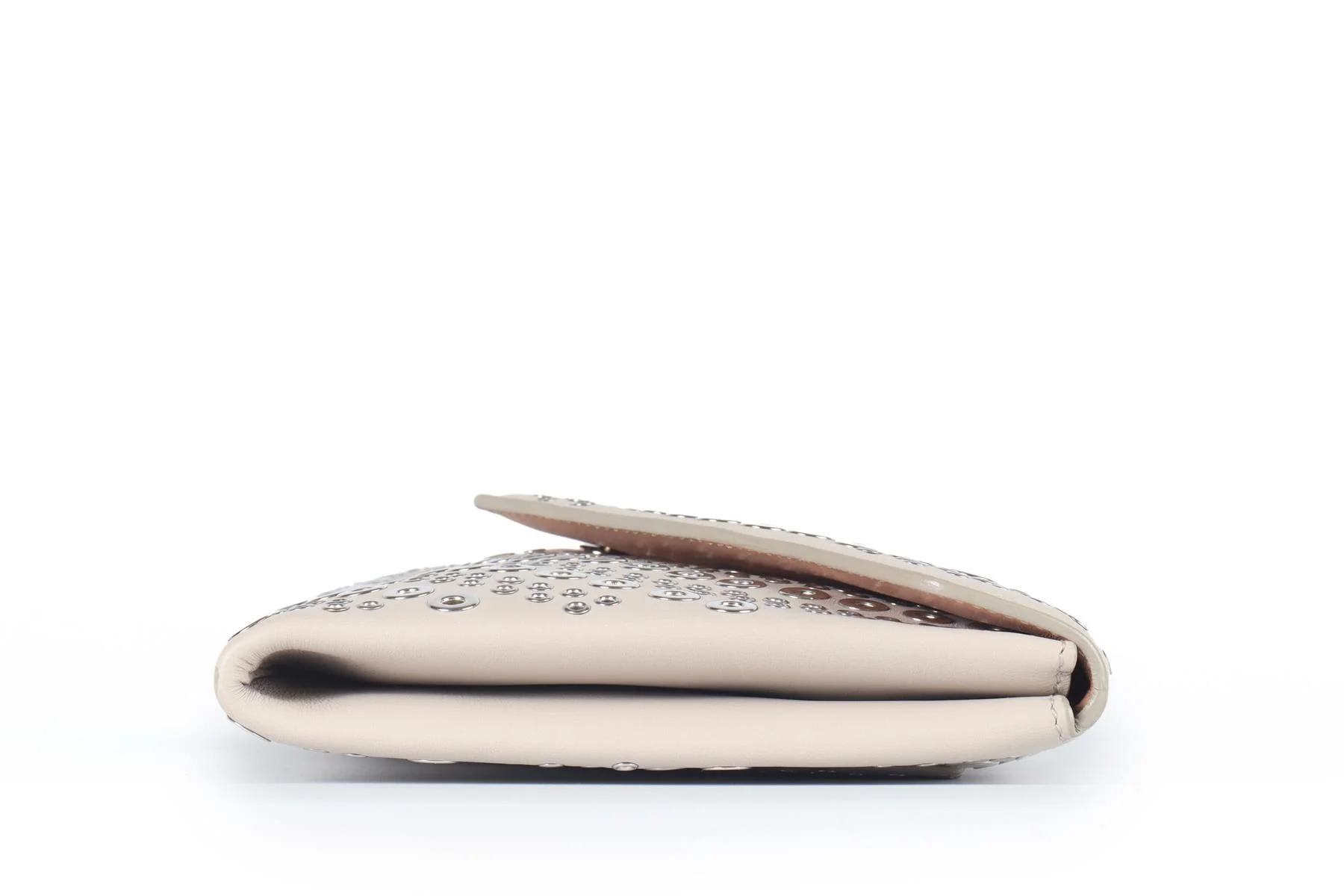 ALAÏA GREY LEATHER CLUTCH - Image 5