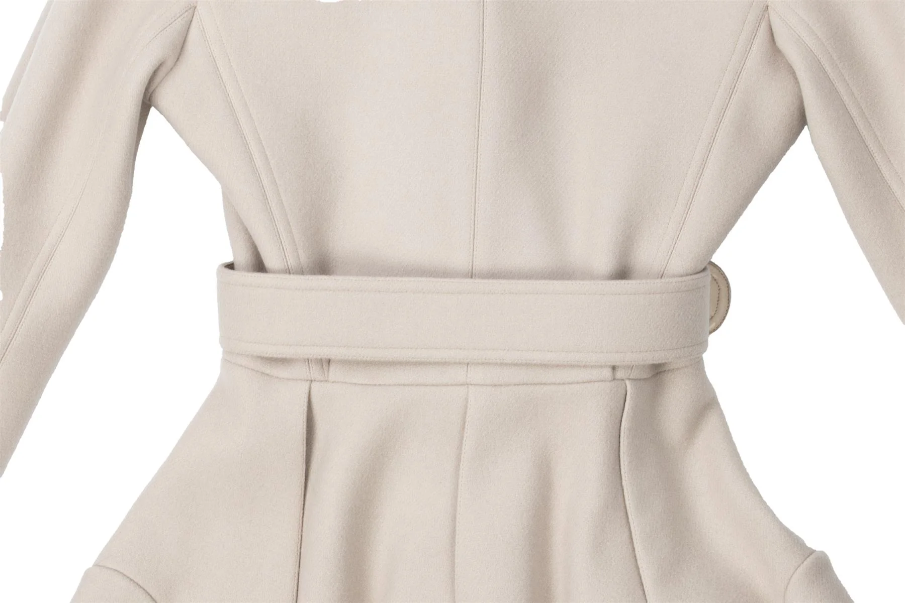 ALAÏA GREY WOOL COAT FR 38 UK 10 - Image 4