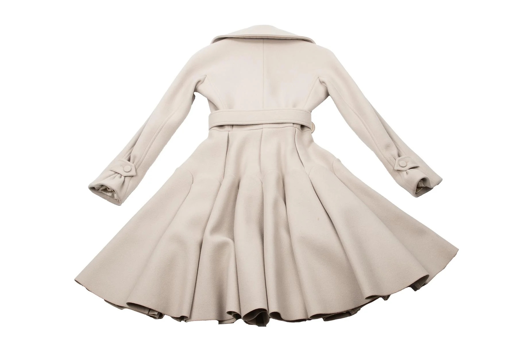 ALAÏA GREY WOOL COAT FR 38 UK 10 - Image 5