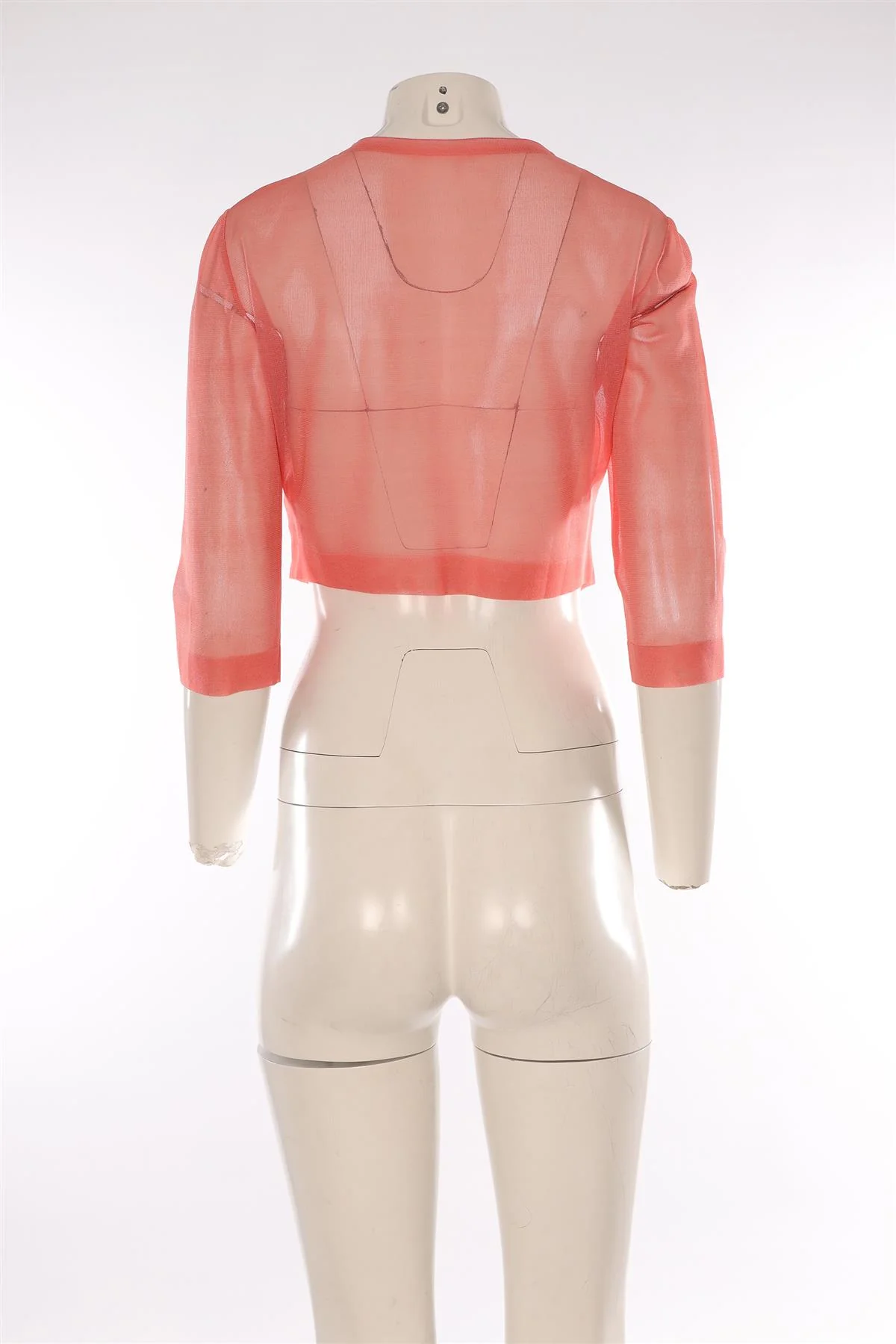 ALAÏA PINK KNIT CARDIGAN SMALL - Image 4
