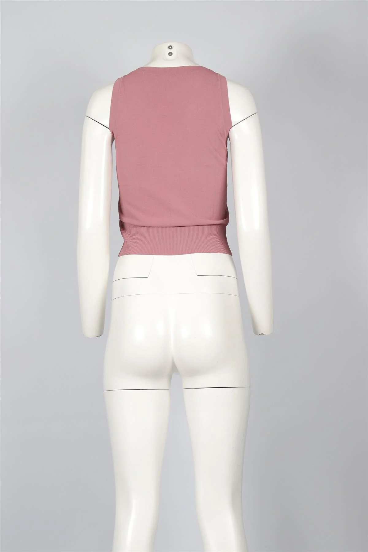 ALAÏA PINK KNIT TOP FR 38 UK 10 - Image 4