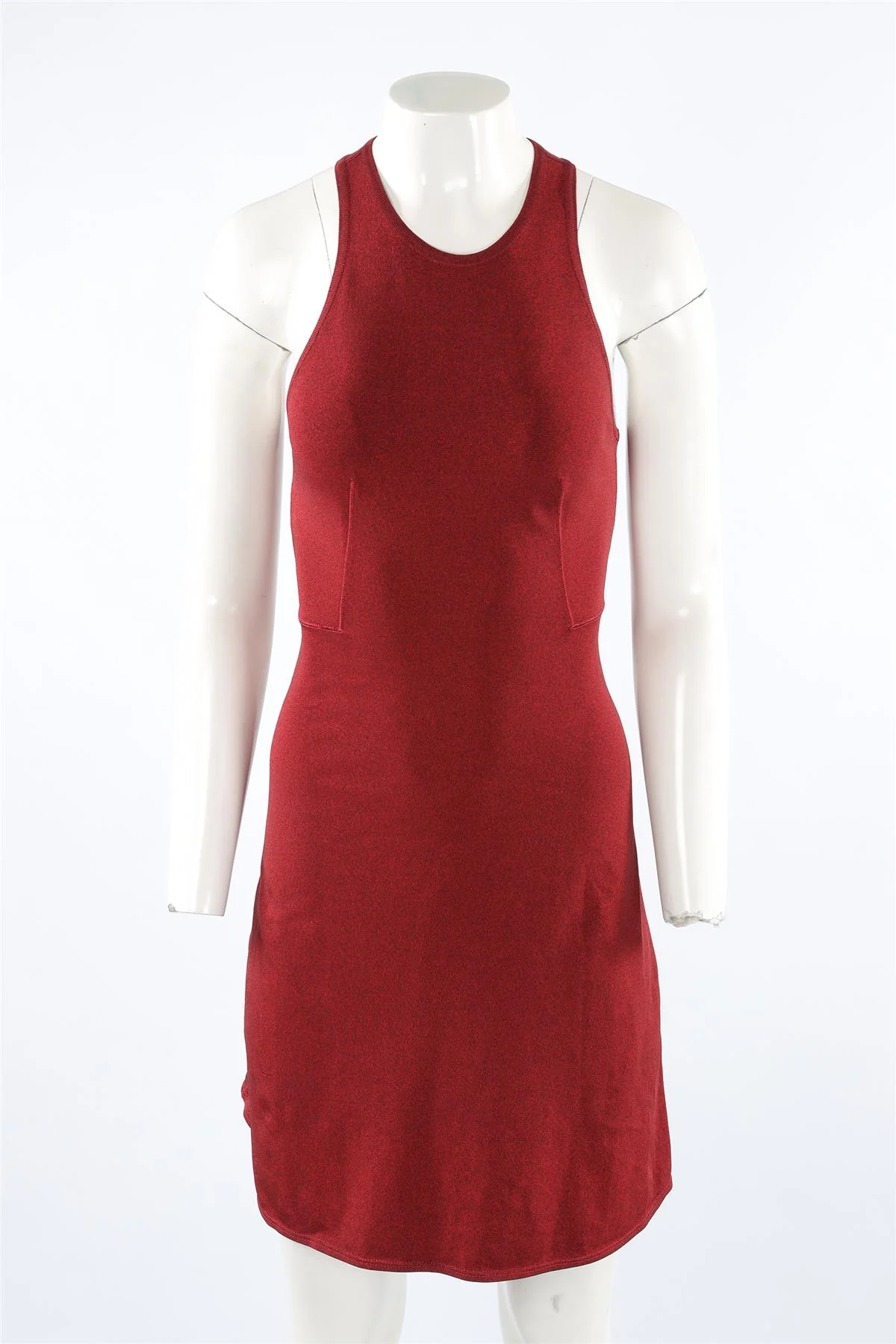 ALAÏA RED KNIT MINI DRESS XSMALL - Image 2
