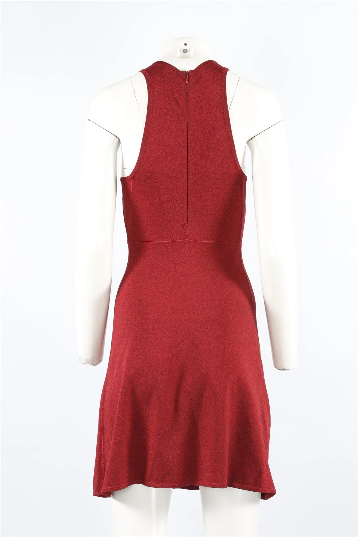 ALAÏA RED KNIT MINI DRESS XSMALL - Image 4