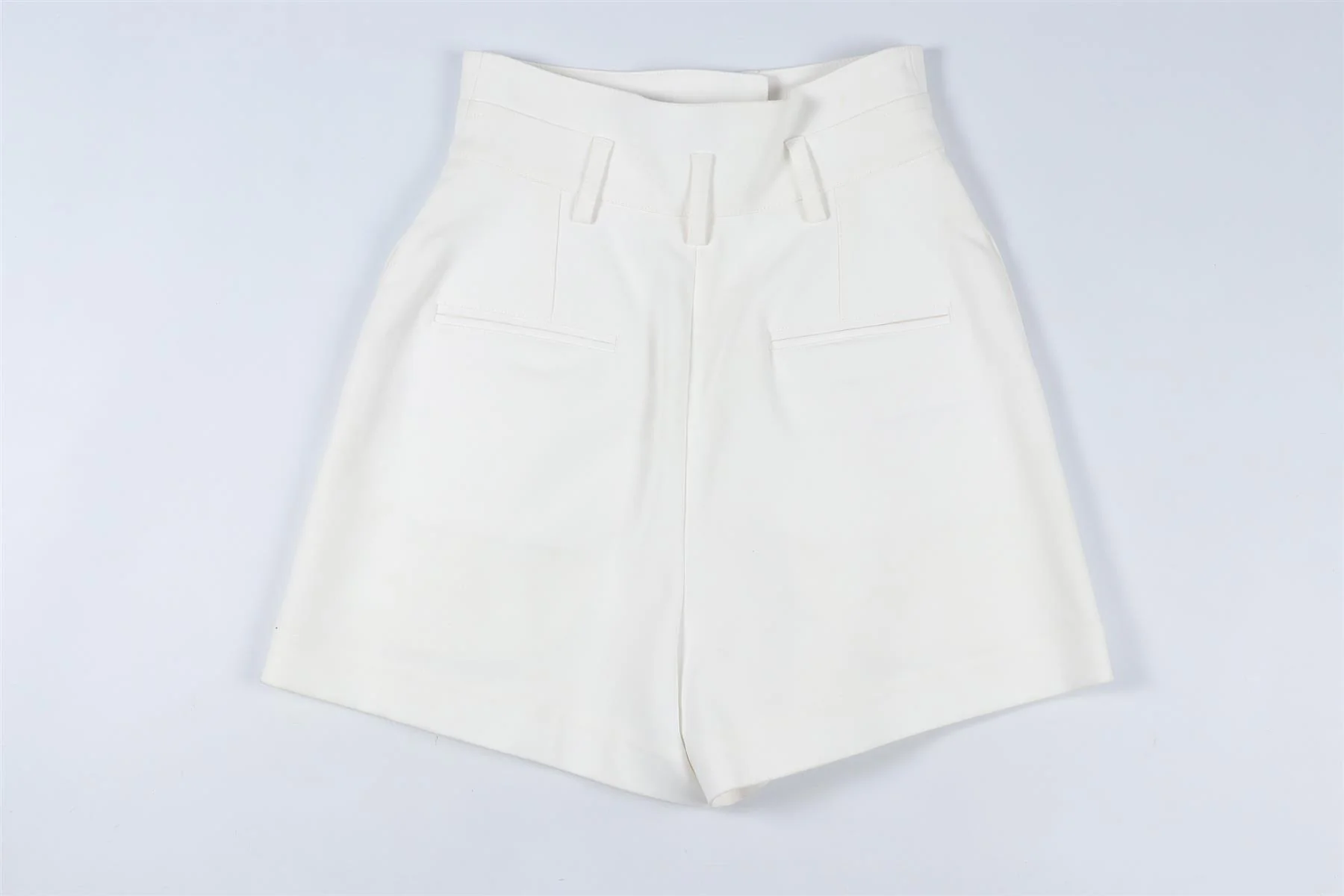 ALAÏA WHITE COTTON SHORTS FR 36 UK 8 - Image 4