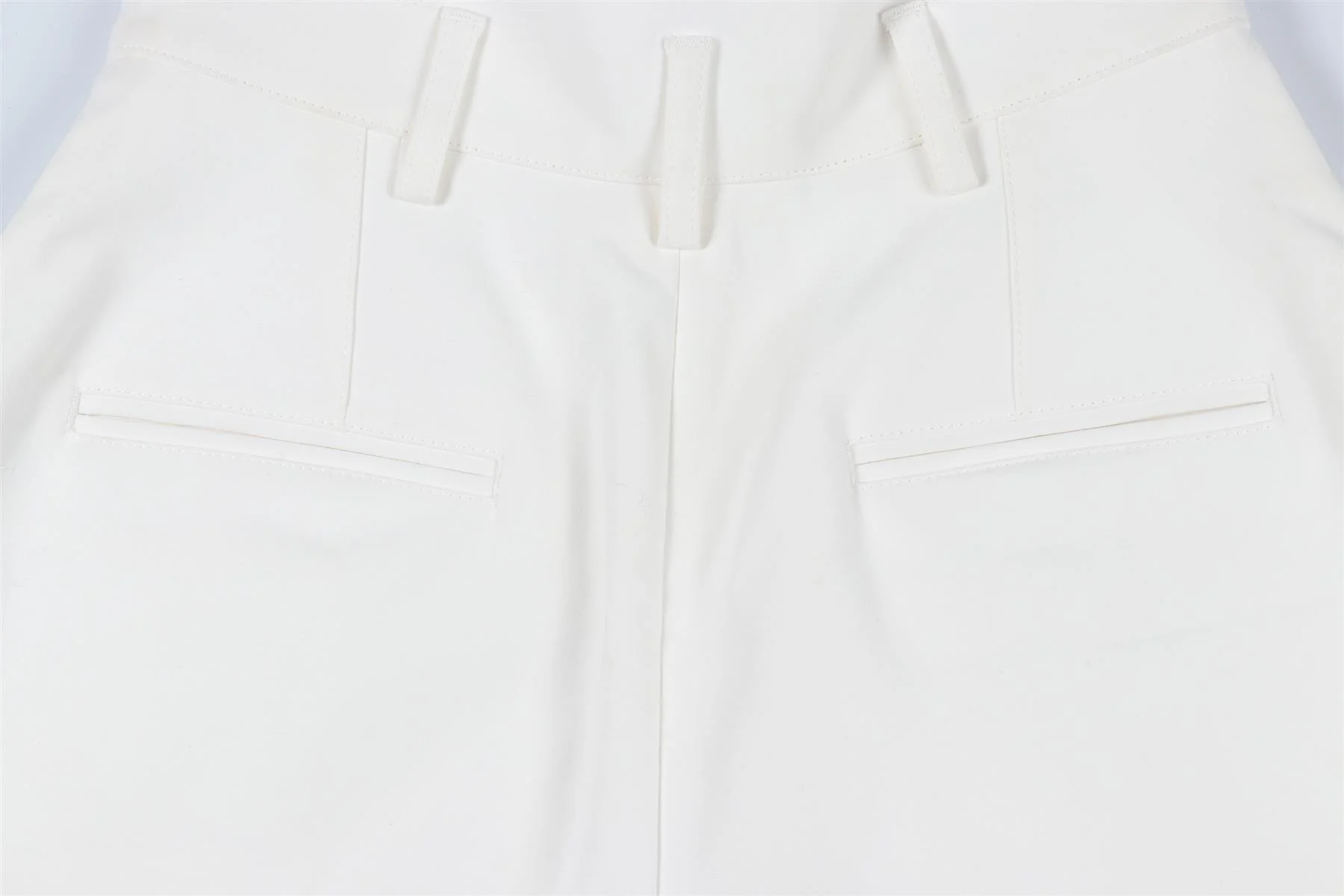 ALAÏA WHITE COTTON SHORTS FR 36 UK 8 - Image 5