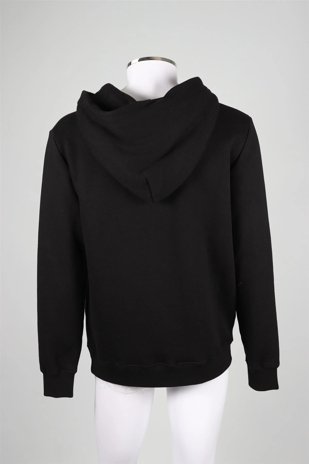 ALANUI BLACK CASHMERE BLEND HOODIE LARGE - Image 4