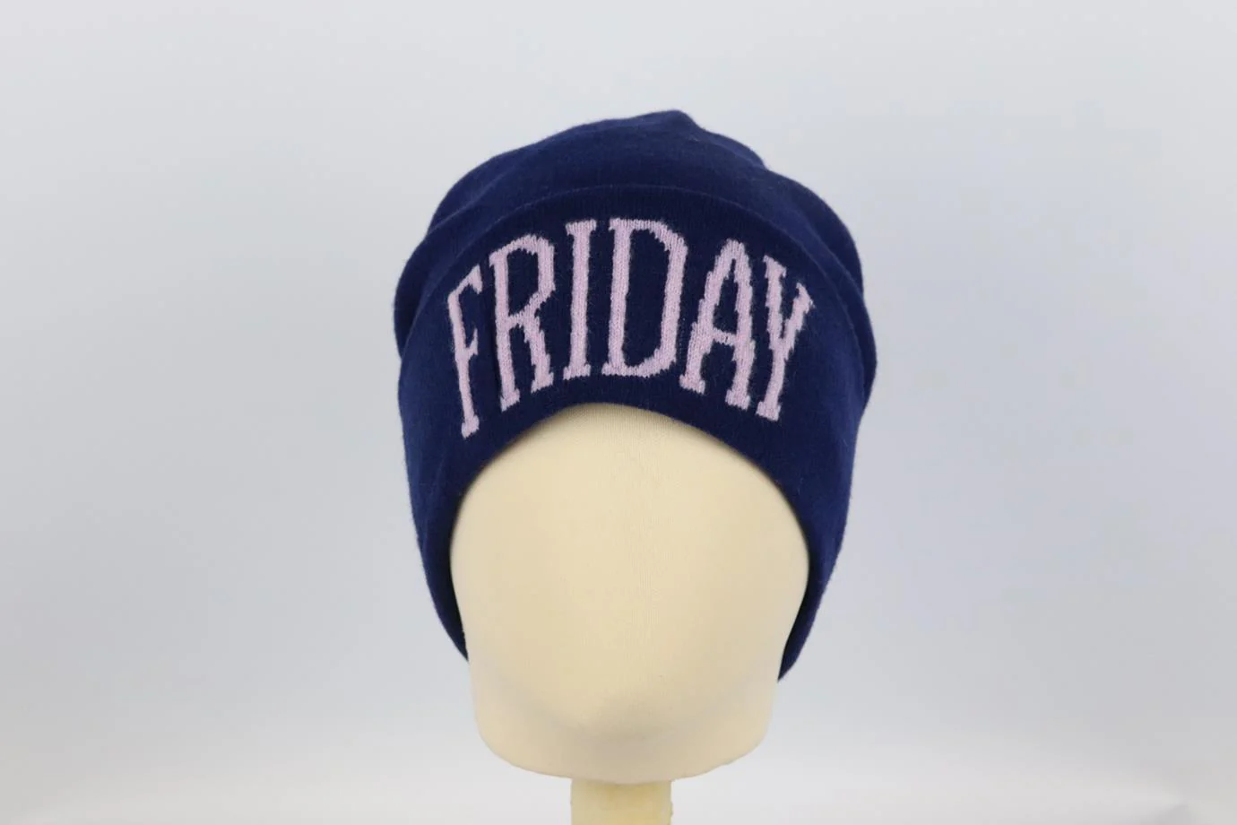 ALBERTA FERRETTI INTARSIA WOOL AND CASHMERE BLEND BEANIE ONE SIZE - Image 2