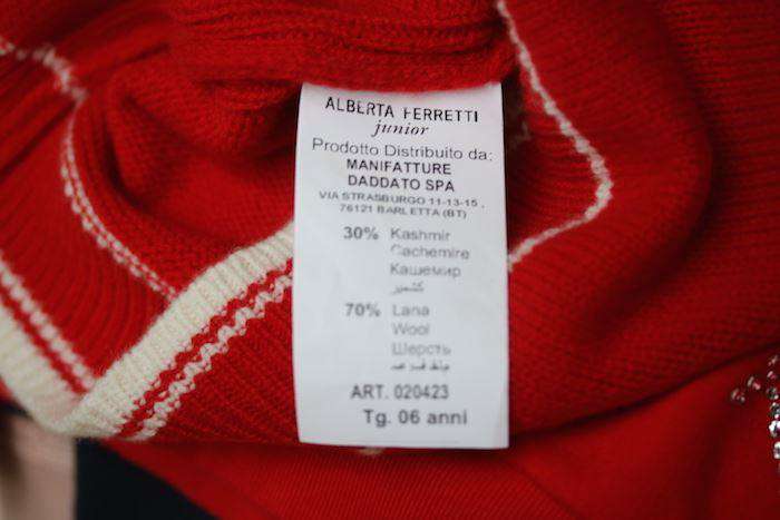 ALBERTA FERRETTI KIDS MERRY CHRISTMAS SWEATER 6 YEARS - Image 4
