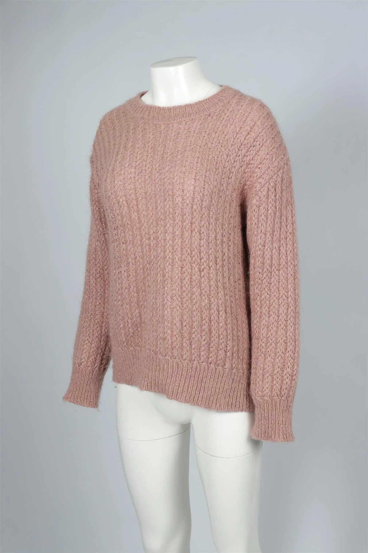 ALBERTA FERRETTI PINK WOOL SWEATER IT 40 UK 8 - Image 3