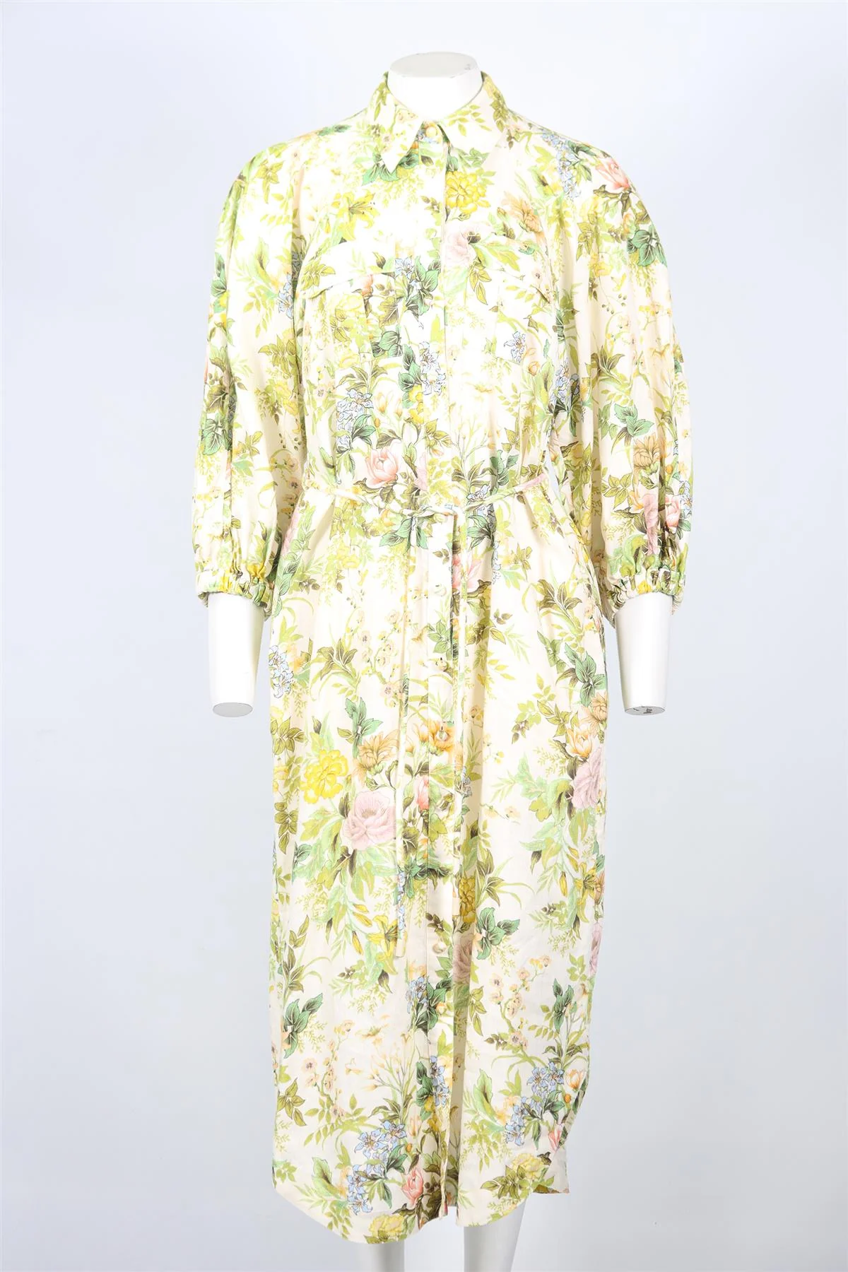 ALÉMAIS LINEN MAXI DRESS AU 10 UK 10 - Image 2