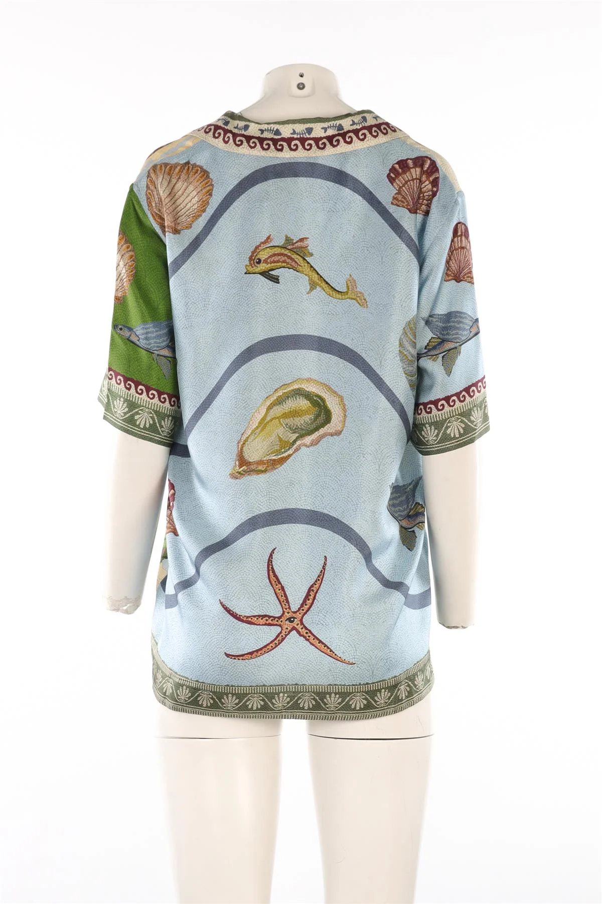 ALÉMAIS MULTI SILK SHIRT UK 10 - Image 4