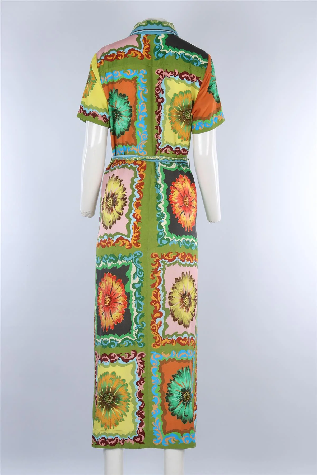 ALEMAIS MULTI TENCEL MAXI DRESS AU 12 UK 12 - Image 4