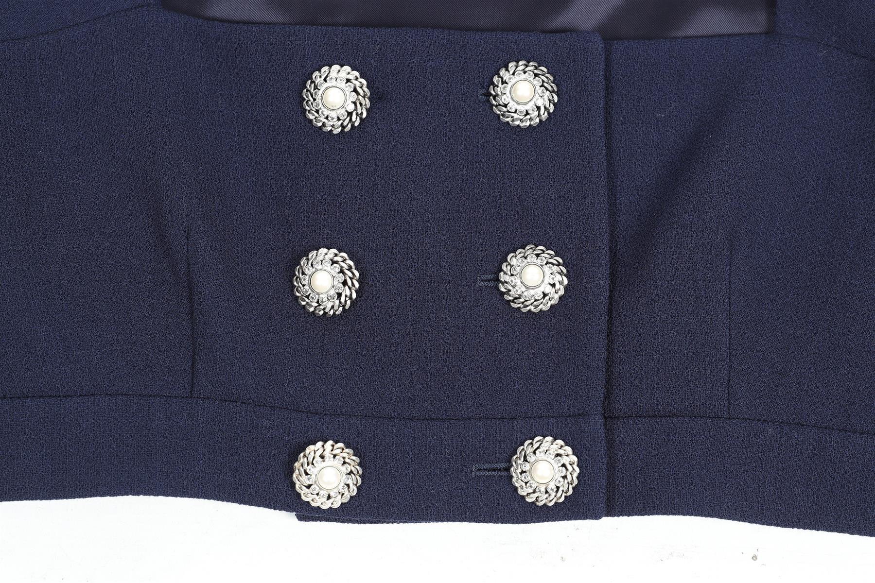 ALESSANDRA RICH CROPPED WOOL BLEND TOP IT 40 UK 8 - Image 3